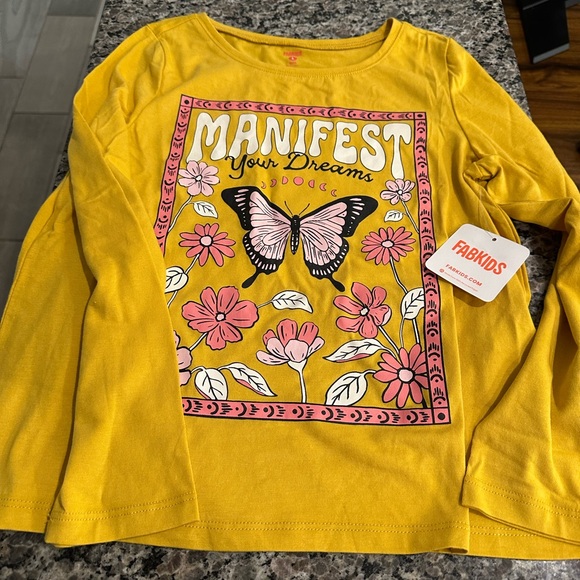 fabkids Other - 💚 BN butterfly LS tee 5 for $15